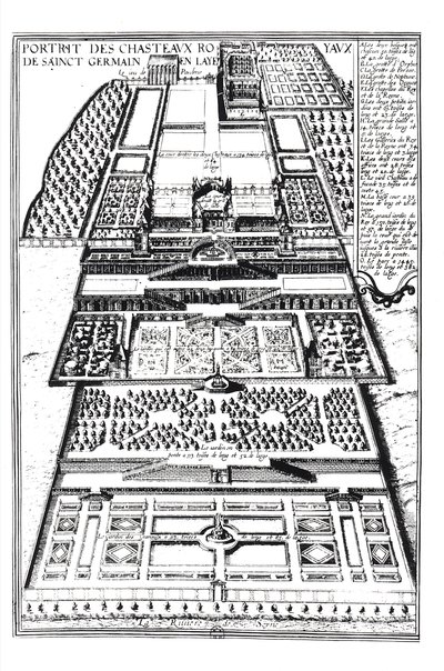Das neue Schloss von Saint-Germain-en-Laye, 1614 von Alexandre Francini